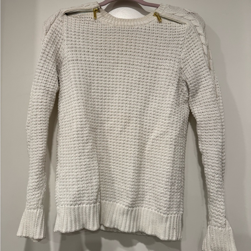 Michael Kors Textured Cream Sweater